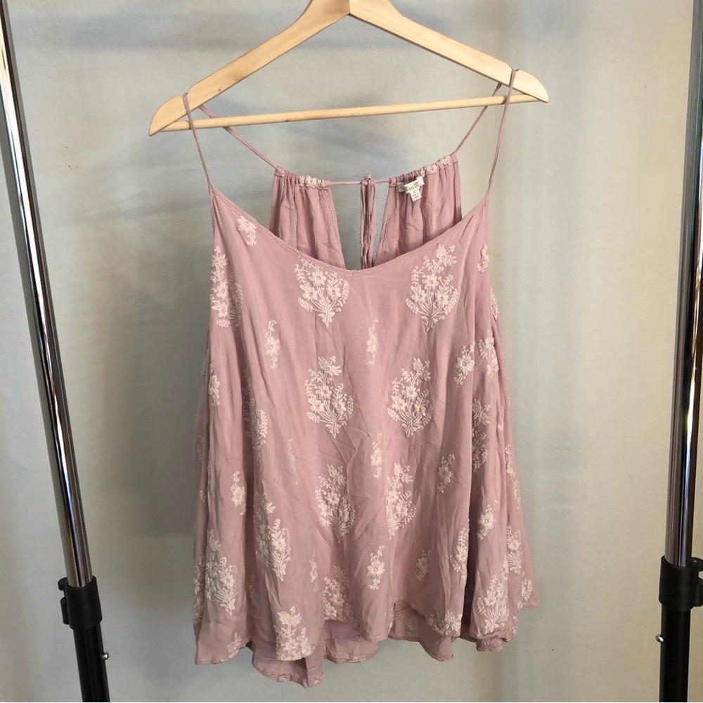 Miss Me Pink Embroidered Open Shoulder Blouse